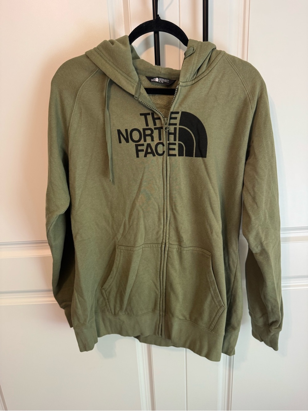 The North Face Women's Olive Green Hooded Fleece Jacket